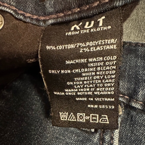 EUC Kut from the Kloth Diana High Rise Skinny Jeans size 8 - Picture 7 of 12